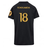 Dámy Fotbalový dres Real Madrid Aurelien Tchouameni #18 2023-24 Třetí Krátký Rukáv